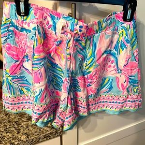 NWT Lilly Pulitzer Katia Shorts Kaleidoscope Coral
